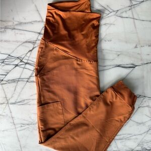 Large mandala maternity scrubs